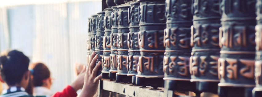 Buddhist Prayer Wheels - Sacred Objects